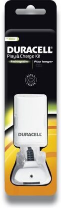 XB360 Play & Charge Kit white Duracell