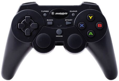PC Game Pad x:con black wireless