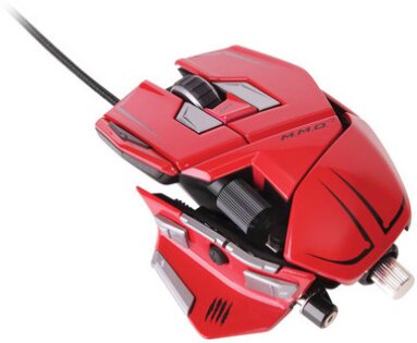 M.M.O. 7 Gaming Mouse 6400 DPI - red