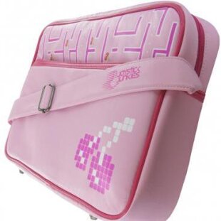 Joystick Junkies Flight Bag (13.4') - Pacman, pink