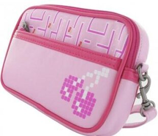 NDS: Joystick Junkies Bag - Pacman, pink [DSi, DS, DS Lite, DSi XL, PSP, PSPgo]