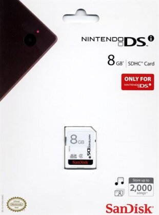 SanDisk SD Card für DSi 8.0 GB SDHC [Official Licensed Product]