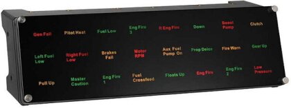 Pro Flight Backlit Information Panel