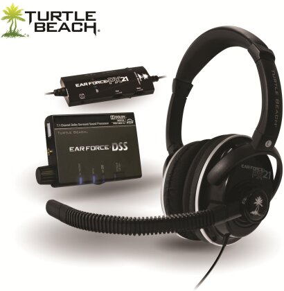 Turtle Beach Headset Ear Force DPX21 7.1 Dolby Digital Surround Pro Logic II