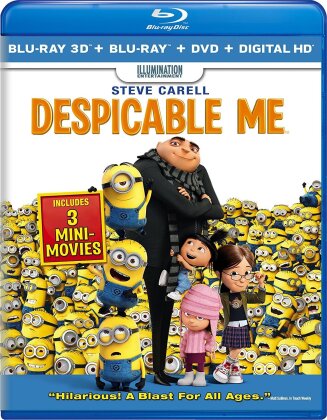 Despicable Me (2010) (Blu-ray 3D (+2D) + Blu-ray + DVD)