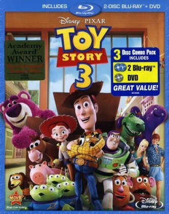 Toy Story 3 (2010) (2 Blu-rays + DVD)