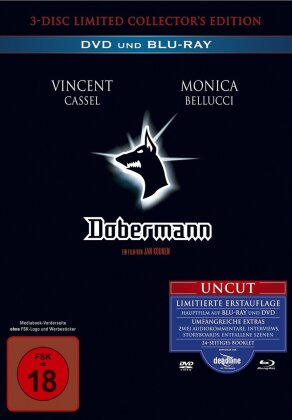 Dobermann (1997) (Limited Edition, Mediabook, Uncut, Blu-ray + 2 DVDs)