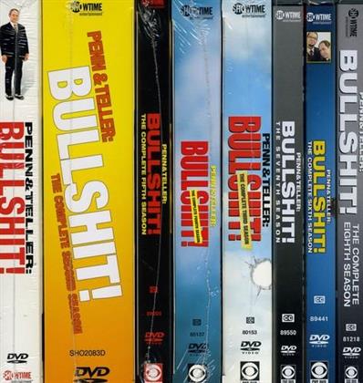 Penn & Teller: Bullshit! - Seasons 1-8 (16 DVDs)