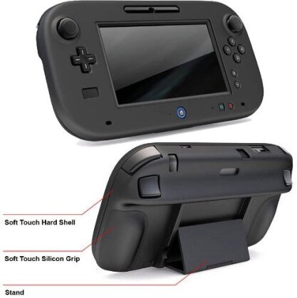 WiiU GamePad Soft Protector Play&Grip inkl Standfuß Venom für Controller