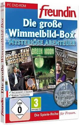 Freundin: Große Wimmelbild-Spiele-Box Mysteriöse Abenteuer