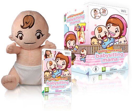 Babysitting Mama + Stoffpuppe 33cm