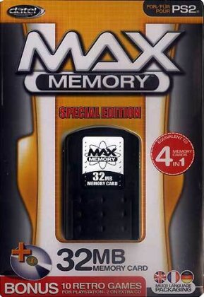 PS2 Memory Card 32MB Max