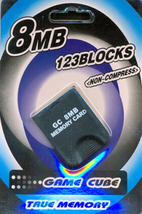 Wii Memory Card 8MB (123 Block)