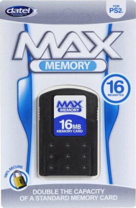 PS2 Memory Card 16MB Max DATEL