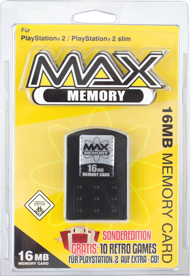 Playstation 2 - Memory Card 16MB MAX Sondered.