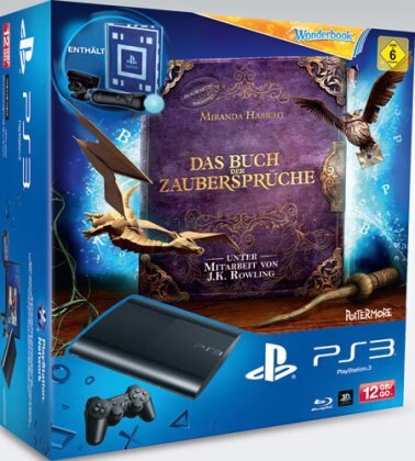Sony PS3 12 GB + Wonderbook Starter Pac Model 4004
