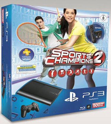 Sony PS3 500GB Sports Champ2 (StartP) + PSN PLUS 30 Tage + 30 Tage Maxdome