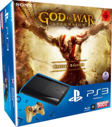 Sony PS3 500GB + God of War: Ascension (Special Edition)
