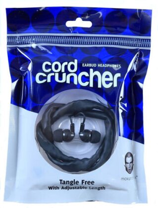 Multi Headset Cord Cruncher black inEar by iCandy