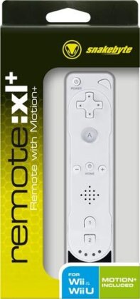 Wii Controller Remote XL+ weiß Snakebyte