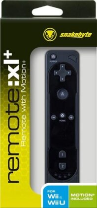 Wii Controller Remote XL+ schwarz Snakebyte