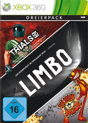 XB360 Live Hits 3 Games Limbo Trials HD Splosion Man
