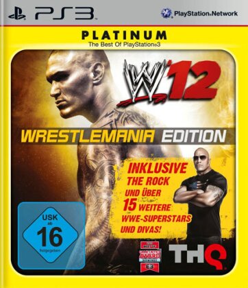 WWE 12 Wrestlemania Edition Platinum