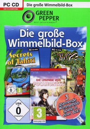 Green Pepper: Wimmelbild- Spiele-Box