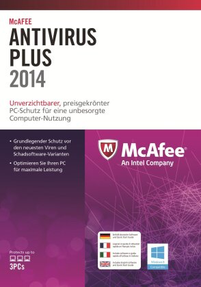 McAfee AntiVirus Plus 2014 - 3 User