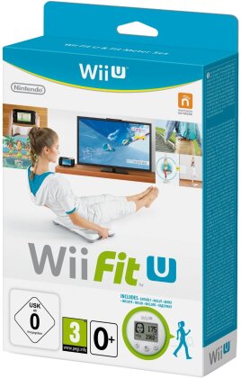 Wii-Fit U + Fit Meter grün