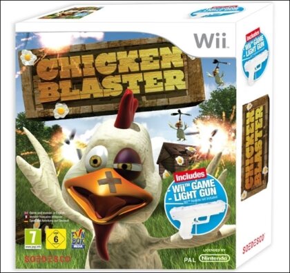 Wii Chicken Blaster + Light Gun