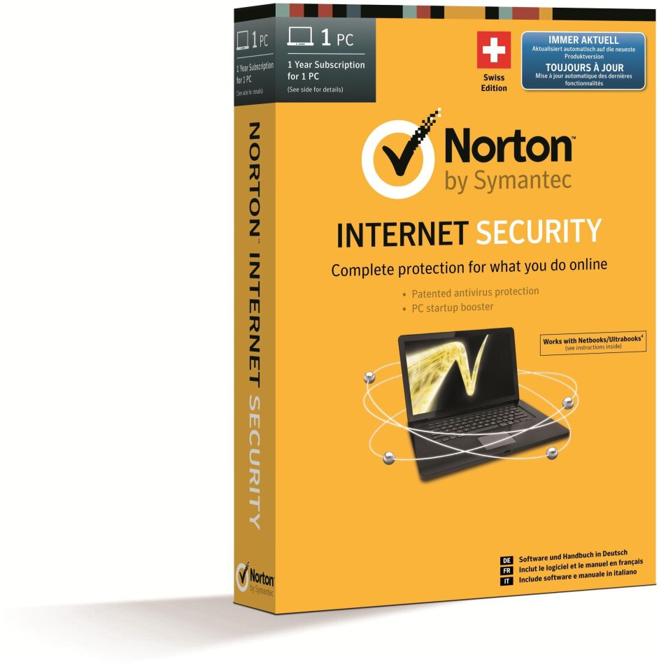 Symantec Norton Internet Security 2014 1 User PC