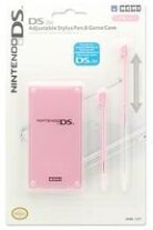 Hori DS Lite Adjustable Stylus Pen & Game case Off. Lic. pink