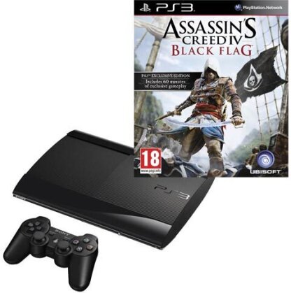 Sony PS3 500GB + Assassins Creed 4 Black Flag
