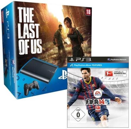 Sony PS3 500GB + Last of Us + Fifa 14 + PS+Voucher