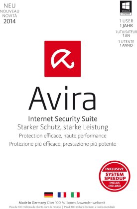 Avira Internet Security Suite 2014 Swiss 1 User (PC)