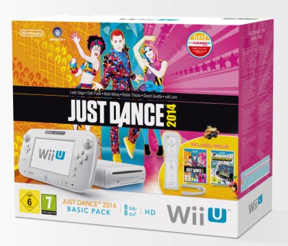 WiiU Konsole Basic white (Nintendo Land + Just Dance 2014)