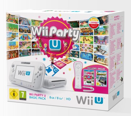 WiiU Konsole Basic Party Pack white (Nintendo Land + Wii Party U)