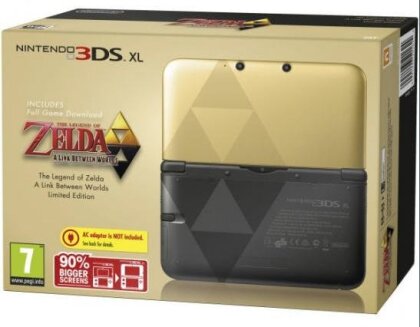 3DS Konsole XL Zelda gold limitiert (inkl. Zelda Game)