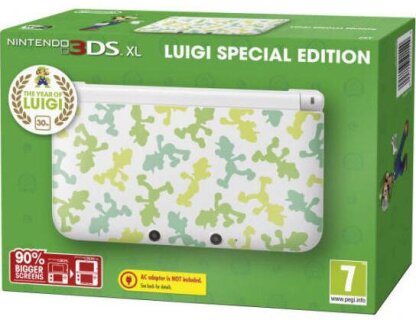 3DS Konsole XL Luigi green limitiert (kein Game enthalten)