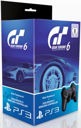 Gran Turismo 6 + Controller schwarz (Sony Bundle)