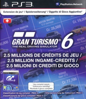 Gran Turismo 6 - 2.5 Millionen Ingame-Credits