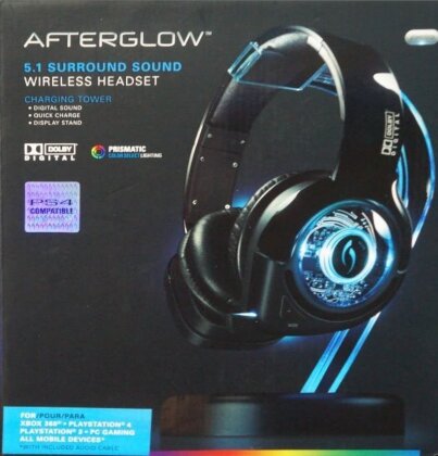 Afterglow 5.1 Surround Sound Wireless Headset [PS4/PS3/X360/PC/Mobile]