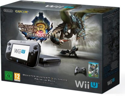 Nintendo Wii U - Monster Hunter 3 Premium Pack (Inklusive Monster Hunter 3 Ultimate und Wii U Pro Controller) (Édition Limitée)