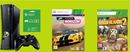 XBOX 360 Konsole 250 GB incl. Forza Horizon/Borderlands 2