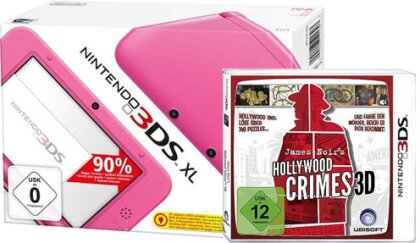 3DS Konsole XL pink + Hollywood Crime
