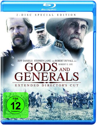 Gods and Generals (2003) (Director's Cut, Extended Edition, 2 Blu-ray)
