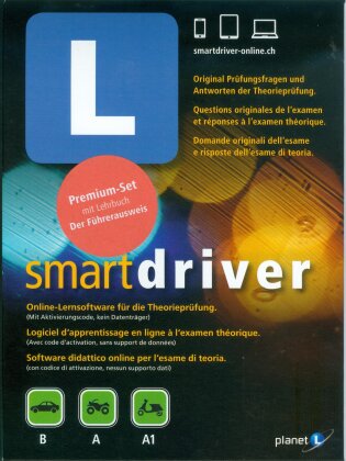 smartdriver Fahrschule Online inkl. Buch (Kat. B/A/A1 - Code only)