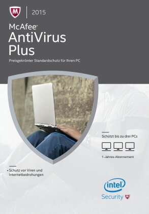 McAfee AntiVirus Plus 2015 - 3 User