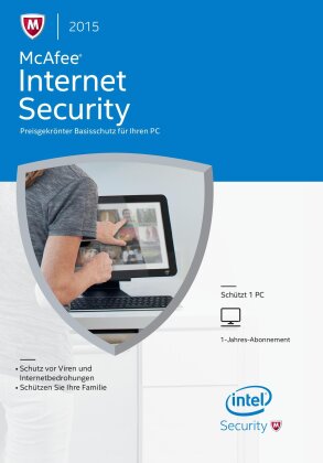 McAfee Internet Security 2015 - 1 User (PC)